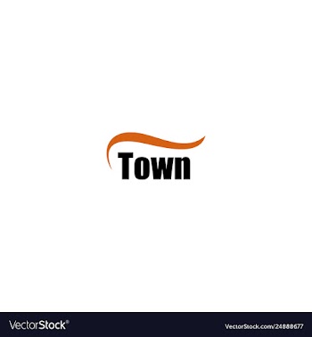 Town texas creative brand text idea logo design vector image