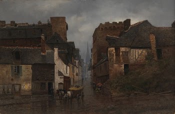 Townscape from vitré, 1879 | Free Photo - rawpixel