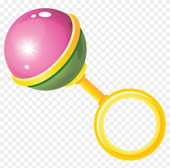 Toy Baby Rattle Clip Art - Transparent Baby Toys