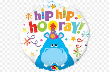 Toy balloon Birthday Hip hip hooray Gas balloon - balloon 