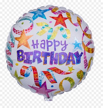 Toy balloon Birthday Serpentine streamer Text - balloon 