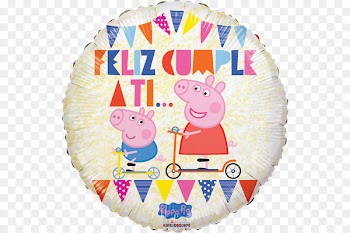 Toy balloon George Pig Birthday Party - balloon 