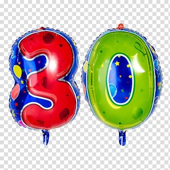 Toy balloon Gift Birthday Balloon mail, Balloon numbers transparent background PNG clipart