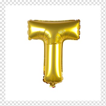 Toy balloon Gold Inflatable, balloon transparent background PNG clipart