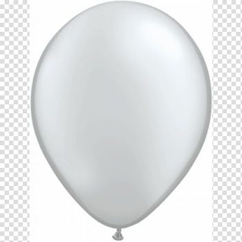 Toy balloon Silver Children's party, balloon transparent background PNG clipart