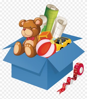 Toy Box Stock Photography Illustration - Girl Clean Up Toys Clipart