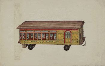 Toy Coach (ca.1939) by Dorothy | Free Photo - rawpixel