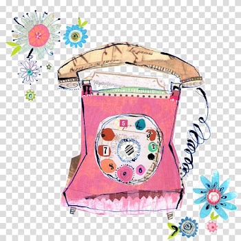 Toy Font, telephone watercolor transparent background PNG clipart