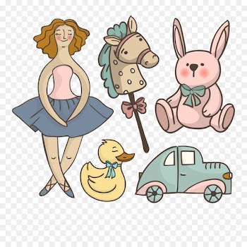 Toy Icon - Vector doll 