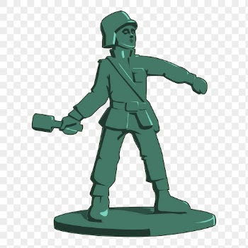 Toy soldier png sticker, green | Free PNG - rawpixel
