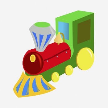 Toy train clipart illustration. Free | Free Photo - rawpixel