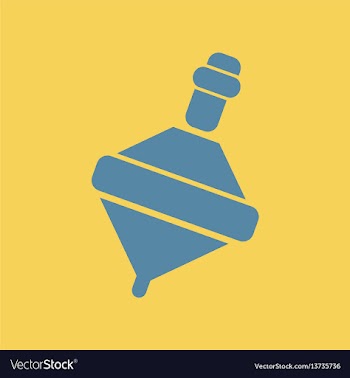 Toy whirligig vector image