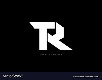 tr letter branding abstract logo