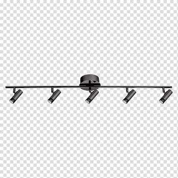 Track Lighting Fixtures Light fixture EGLO, three direction spot light transparent background PNG clipart