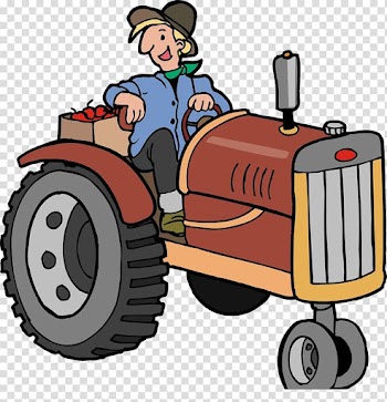 Tractor Animation, Open tractor transparent background PNG clipart