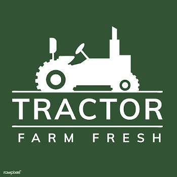 Tractor farm fresh logo illustration | Free stock vector - 429625