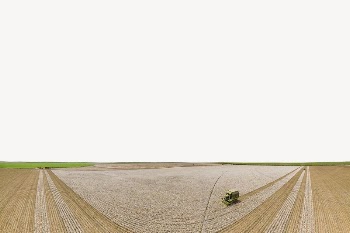 Tractor field border, agriculture photo | Free PSD - rawpixel
