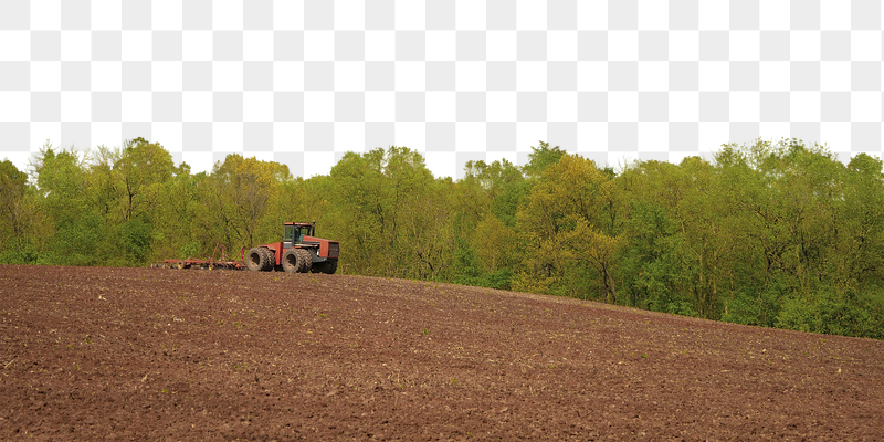 Tractor field png border, agriculture | Free PNG - rawpixel
