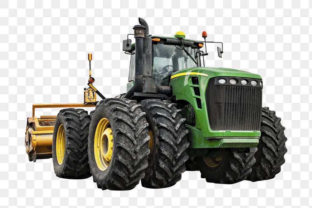 Tractor png sticker, harvesting machine | Free PNG - rawpixel