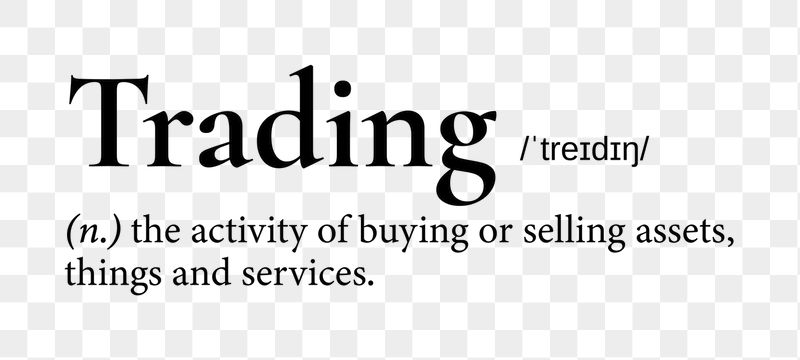 Trading png dictionary word sticker, | Free PNG - rawpixel