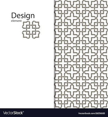 Traditional arabic ornament seamless pattern vector image