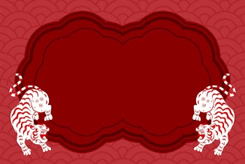 Traditional Chinese tiger frame background, | Free Photo - rawpixel