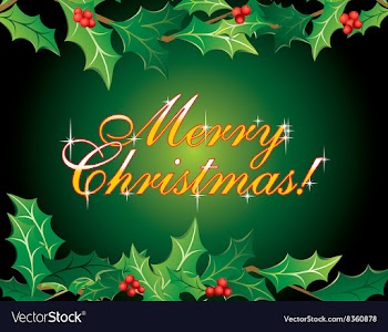 Traditional Christmas Background vector image