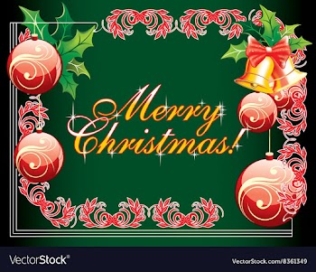 Traditional Christmas Background vector image