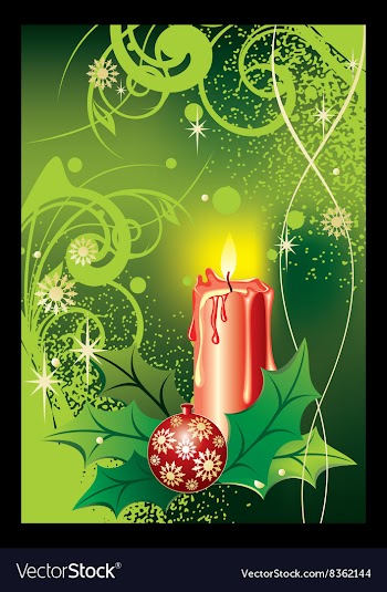 Traditional Christmas Background vector image