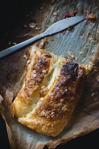 Traditional Czech apple Strudel 