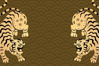 Traditional horoscope tiger background, Chinese | Free Photo - rawpixel