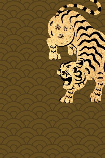 Traditional horoscope tiger background, Chinese | Free Photo - rawpixel