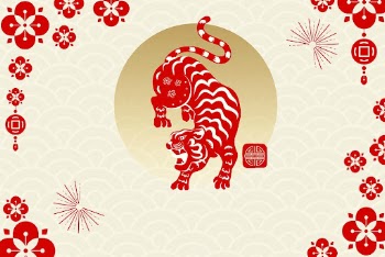 Traditional horoscope tiger background, Chinese | Free Photo - rawpixel