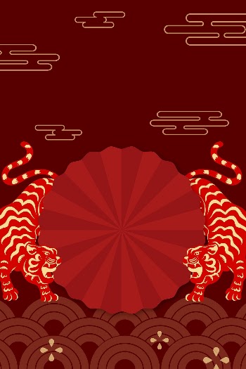 Traditional horoscope tiger background, Chinese | Free Photo - rawpixel
