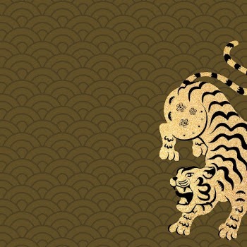 Traditional horoscope tiger background, Chinese | Free Vector - rawpixel