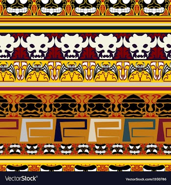Traditional Indian pattern vector image