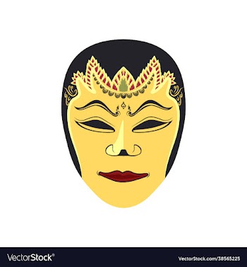 traditional mask originating from malang
