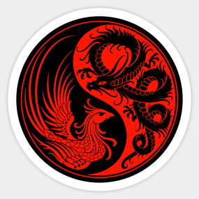 Traditional Phoenix Stickers | TeePublic