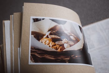 Traditional wedding photo album