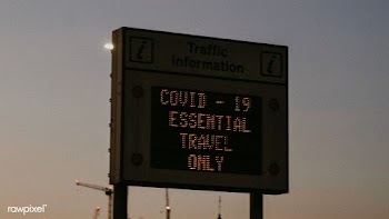 Traffic information sign during the covid-19 pandemic in UK | Free  photo - 2332564