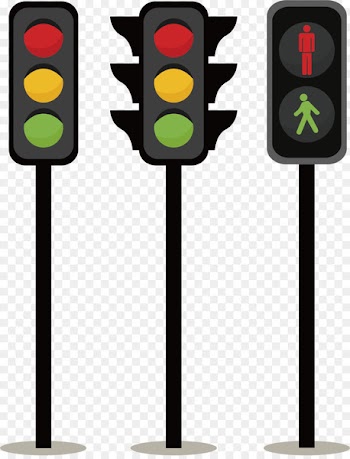 Traffic light Adobe Illustrator Icon - Cartoon creative traffic lights material 