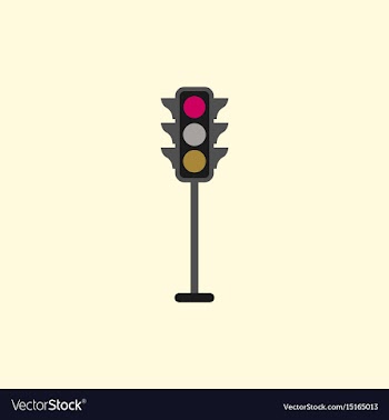 Traffic light icon vector image