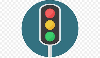 Traffic light Scalable Vector Graphics Icon - A traffic light flag 