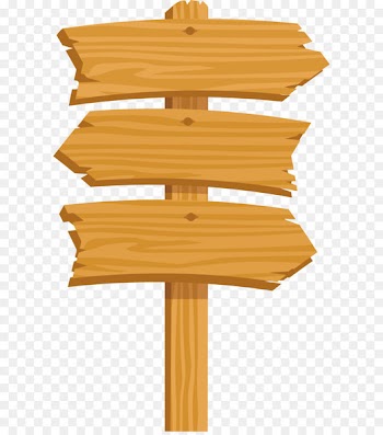 Traffic sign Arrow - Crooked arrow planks 