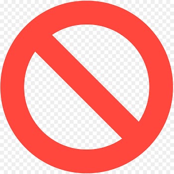 Traffic sign No symbol Emoji Warning sign - Prohibited 