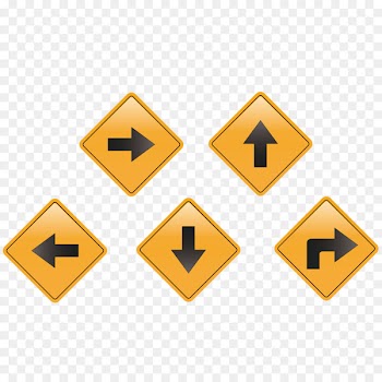 Traffic sign Rostov Oblast Special regulation sign Arrow - Vector direction arrow points 
