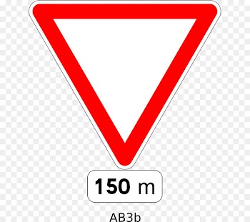 Traffic sign Yield sign Road Priority signs - road 