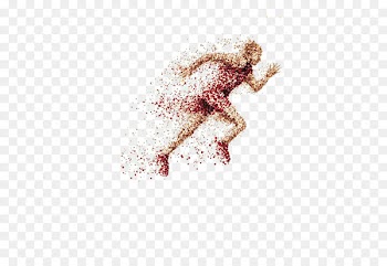 Trail running Marathon Illustration - The running man 