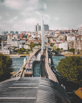 Train Bridge to City