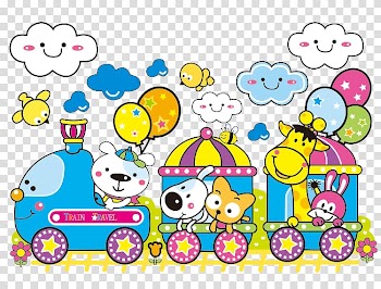 Train Cartoon Animal, Power Train transparent background PNG clipart